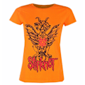Miniatyrbild 1 av 2: Slipknot Dam/Dam Winged Devil Bomull T-shirt XXL Orange Orange XXL