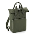 Miniatyrbild 1 av 2: BagBase Twin Handle Roll-Top Ryggsäck En Storlek Olivgrön Olive Green One Size