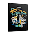 Miniatyrbild 2 av 2: Minecraft Team Fighters Inramad Canvas-tryck 80cm x 60cm Multico Multicoloured 80cm x 60cm
