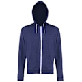 Miniatyrbild 1 av 2: Awdis Herr Lättvikts Huvtröja / Hoodie / Zoodie Navy Heather XS