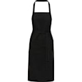 Miniatyrbild 1 av 3: Unisex Shara återvunnen helförkläde i storlek one size, enfärgad svart Solid Black One Size
