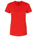 Miniatyrbild 1 av 2: Gildan Softstyle T-shirt för damer, mellanvikt, storlek M, röd Red M