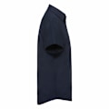 Miniatyrbild 6 av 6: Russell Collection Herr Kortärmad Easy Care Skräddarsydd Oxford Bright Navy 16inch