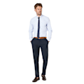 Miniatyrbild 3 av 3: Burton Herr Dobby Easy-Iron Slim Formal Shirt 15.5in Ljusblå Light Blue 15.5in