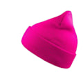 Miniatyrbild 1 av 3: Atlantis Wind Dubbelskiktsmössa Med Uppvikning One Size Fuchsia Fuchsia One Size