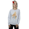 Miniatyrbild 2 av 5: Disney Princess Dam/Damer Belle Fylld Silhuett Sweatshirt Heather Grey XXL