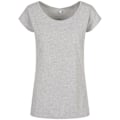 Miniatyrbild 1 av 2: Bygg ditt varumärke Dam/Dam bred hals T-shirt 3XL Heather Grå Heather Grey 3XL