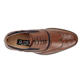 Miniatyrbild 2 av 2: Goor Barn/Pojkar Läder 5 Ögla Wing Capped Brogue Oxford Sko Dark Tan/Navy 2 UK