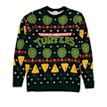 Miniatyrbild 1 av 5: Teenage Mutant Ninja Turtles Unisex Vuxen Stickad Tröja S Grön Green S