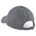 Miniatyrbild 2 av 3: Beechfield Unisex Authentic 6 Panel Baseball Cap One Size Graph Graphite Grey One Size