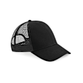 Miniatyrbild 1 av 2: Beechfield Unisex Vuxen Organisk Bomull Trucker Cap En Storlek Bla Black One Size