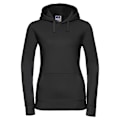 Miniatyrbild 1 av 2: Russell Womens/Ladies Authentic Hoodie 18 UK Svart Black 18 UK