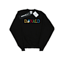 Miniatyrbild 1 av 3: Disney Herr Donald Duck Letters Sweatshirt 5XL Svart Black 5XL
