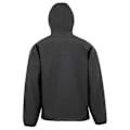 Miniatyrbild 2 av 3: Result Äkta Återvunnen Herr Hooded 3-Lagers Tryckbar Soft Shell Black 4XL