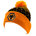 Miniatyrbild 2 av 2: Wolverhampton Wanderers FC Fade Beanie One Size Svart/Gul Black/Yellow One Size