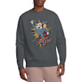 Miniatyrbild 5 av 5: Mighty Mouse Unisex Vuxen Break Through Sweatshirt XL Kolgrå Charcoal XL