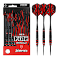 Miniatyrbild 3 av 4: Harrows Fire 2024 Alloy Dartpilar One Size Svart/Röd Black/Red One Size