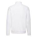 Miniatyrbild 2 av 3: Fruit of the Loom Mens Classic Plain Sweat Jacket XL Vit White XL