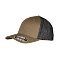 Miniatyrbild 4 av 4: Flexfit Unisex Mesh Recycled Trucker Cap One Size Olive/B Olive/Black One Size