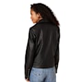 Miniatyrbild 2 av 6: Dorothy Perkins Dam/Dam Faux Läder Bikerjacka 14 UK B Black 14 UK