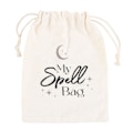 Miniatyrbild 1 av 2: Something Different Spell Bomullspåse med dragsko En storlek Vit White One Size