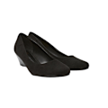 Miniatyrbild 1 av 3: Good For The Sole Dam/Dam Cerys Lågklackade Pumps 7 UK Natural Black 7 UK