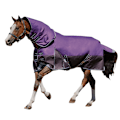 Miniatyrbild 1 av 4: Weatherbeeta Comfitec Lite Plus Dynamic Detach-A-Neck Turnout R Purple/Black 4ft 6