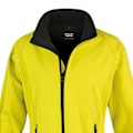 Miniatyrbild 2 av 3: Result Core Dam/Damer Tryckbar Softshelljacka XL Gul Yellow/Black XL