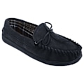 Miniatyrbild 1 av 2: Mokkers herr Adie mockasinslippers i mocka 11 UK marinblå Navy 11 UK