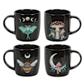 Miniatyrbild 1 av 2: Something Different Dark Forest Mugg (4-pack) One Size Svart/ Black/Multicoloured One Size
