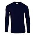 Miniatyrbild 1 av 5: Gildan Soft Style långärmad T-shirt 2XL marinblå Navy 2XL