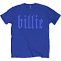 Miniatyrbild 1 av 2: Billie Eilish Unisex Vuxen Billie 5 Ryggtryck Bomull T-shirt S Blue S