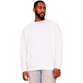Miniatyrbild 1 av 3: Casual Classics Herr Ringspun Bomull Oversized Sweatshirt S Vit White S