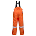 Miniatyrbild 2 av 2: Portwest Herr Flamskyddad Antistatisk Vinteroverall M O Orange M