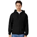 Miniatyrbild 1 av 3: Gildan Herr Softstyle Mellantjock Full Zip Hoodie 4XL Svart Black 4XL