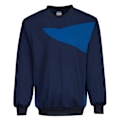 Miniatyrbild 1 av 2: Portwest Herr PW2 Sweatshirt M Marinblå/Kungsblå Navy/Royal Blue M