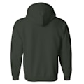 Miniatyrbild 4 av 4: Gildan Heavy Blend Unisex Vuxen Full Zip Hooded Sweatshirt Top Forest Green M