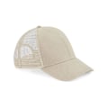 Miniatyrbild 1 av 2: Beechfield Unisex Vuxen Organisk Bomull Trucker Cap En Storlek Sand Sand One Size