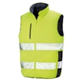 Miniatyrbild 1 av 5: SAFE-GUARD by Result Unisex Vuxen Soft Touch Vändbar Väst S Fluorescent Yellow/Navy S