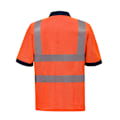 Miniatyrbild 2 av 3: Yoko Unisex Hi-Vis Säkerhet Kortärmad Polotröja M Orange Orange M