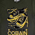 Miniatyrbild 3 av 4: Kurt Cobain Unisex Adult Converse T-Shirt L Grön Green L