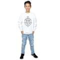 Miniatyrbild 4 av 5: Harry Potter Boys Hogwarts Draco Dormiens Crest Sweatshirt 9-11 White 9-11 Years