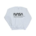 Miniatyrbild 1 av 3: NASA Boys Logo One Tone Sweatshirt 12-13 år Vit White 12-13 Years