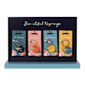 Miniatyrbild 1 av 4: Something Different Bee-utiful Nyckelring Set (Förpackning om 24) En Storlek Multicoloured One Size