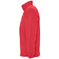 Miniatyrbild 3 av 3: SOLS Ness Unisex Anti-Pilling Fleece Top med dragkedja i storlek L, röd Red L