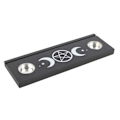 Miniatyrbild 1 av 2: Something Different Triple Moon Tarot Cards Tealight Holder One Black/White One Size