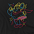 Miniatyrbild 2 av 3: Mighty Mouse Unisex Vuxen Hero Neon T-Shirt M Svart Black M