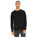 Miniatyrbild 1 av 3: Bella + Canvas Unisex Vuxen Fleece Drop Shoulder Sweatshirt M B Black M