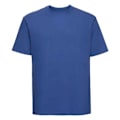 Miniatyrbild 1 av 3: Russell Herr T-shirt i ringspun bomull, klassisk modell, storlek L, ljus kunglig blå Bright Royal Blue L