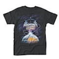 Miniatyrbild 1 av 4: Diamond Head Unisex Adult Lightning T-Shirt XL Svart Black XL